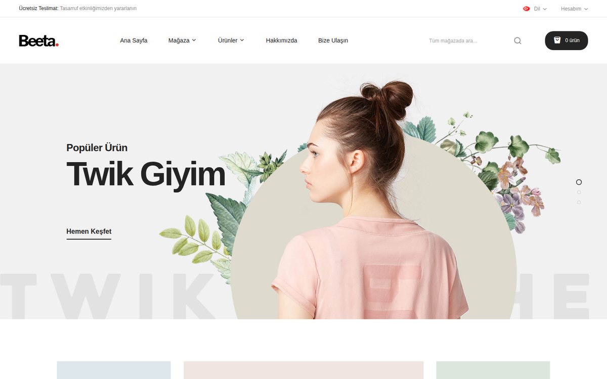 Beeta - OpenCart Moda Teması