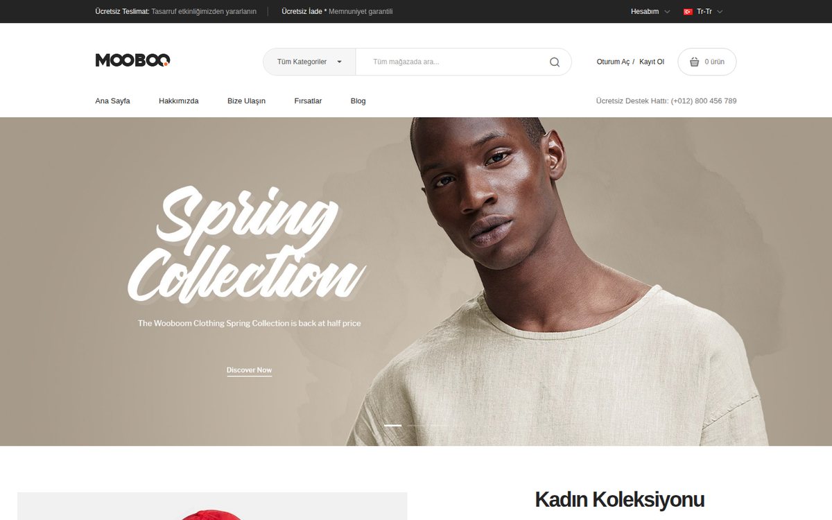 Mooboo - OpenCart Moda Teması