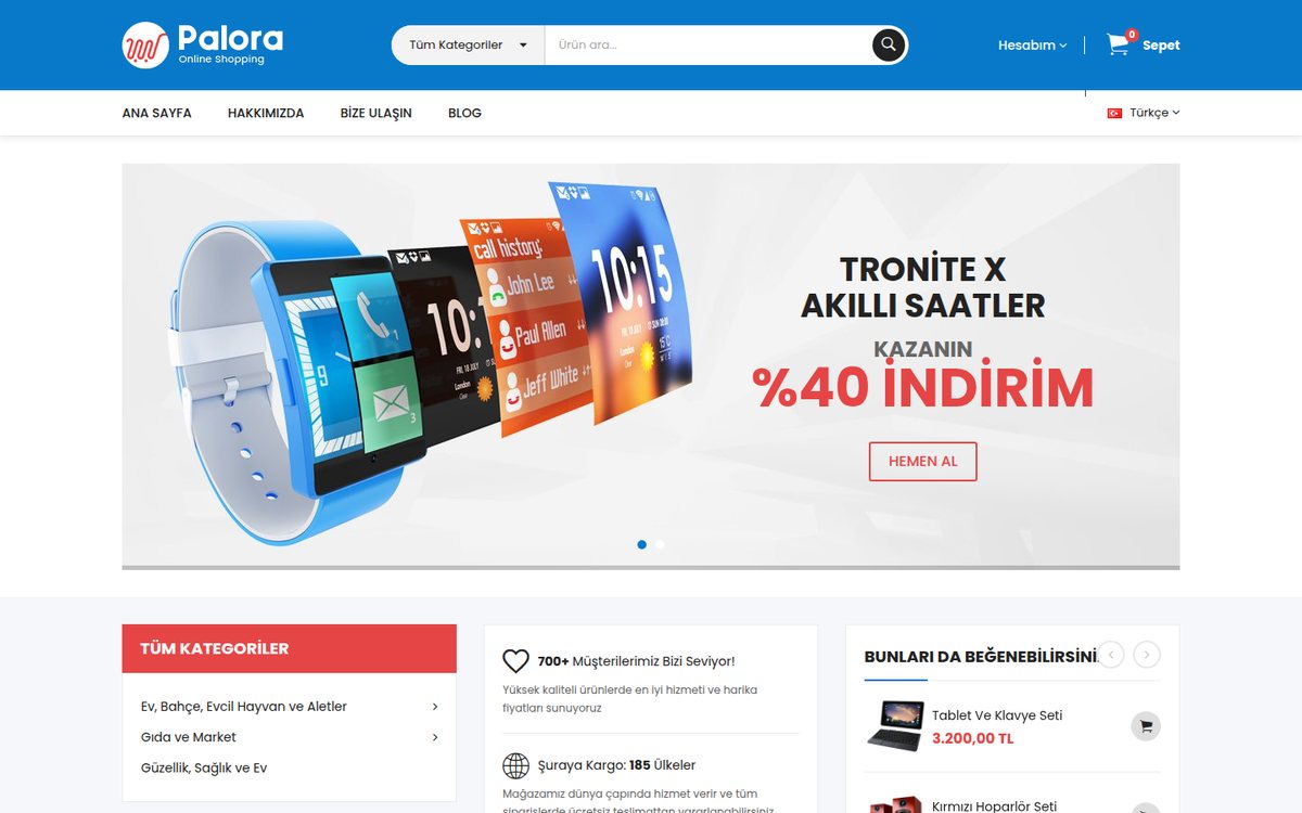Palora - OpenCart Genel Teması